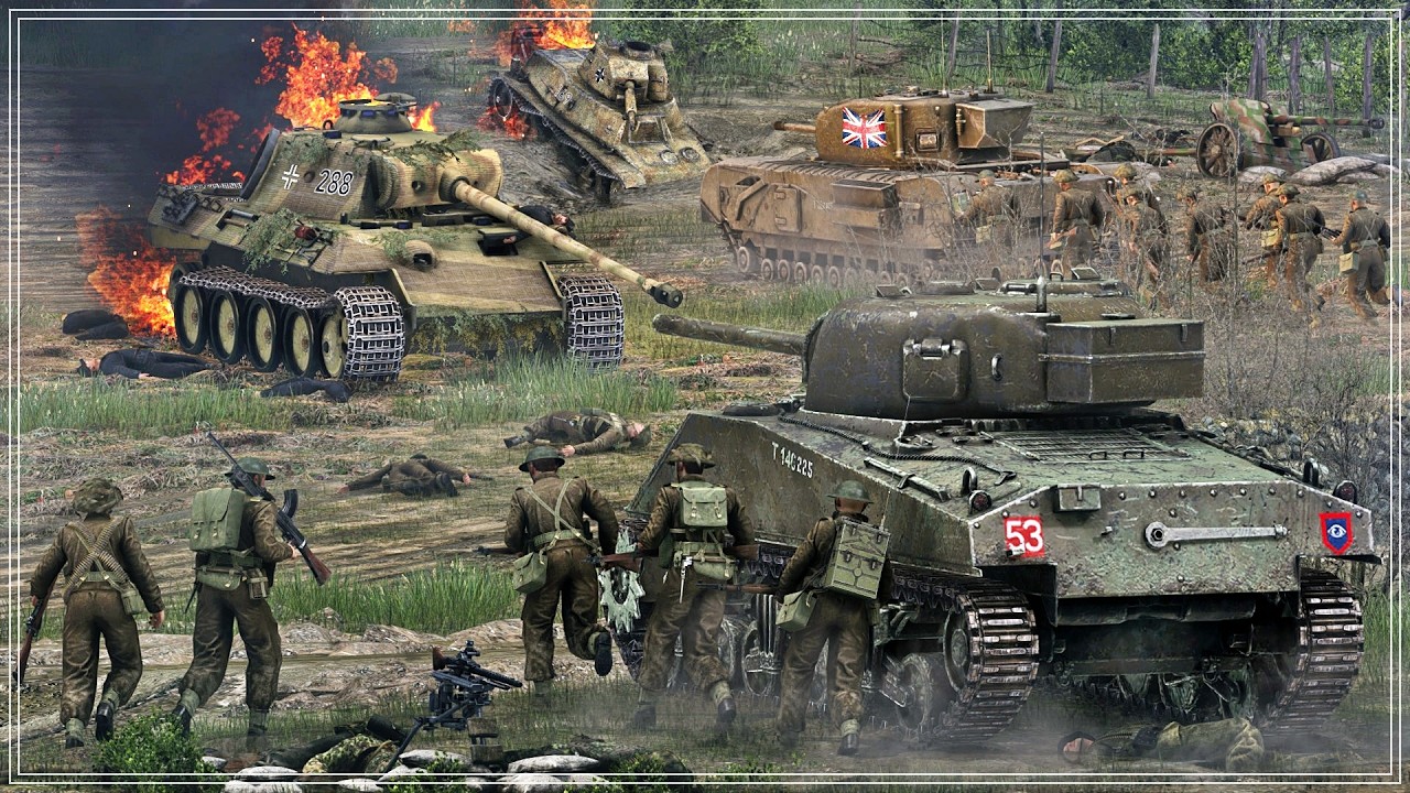 Битва за высоту 112 &mdash; Кан 1944 | Gates of Hell (мод Project Realism)