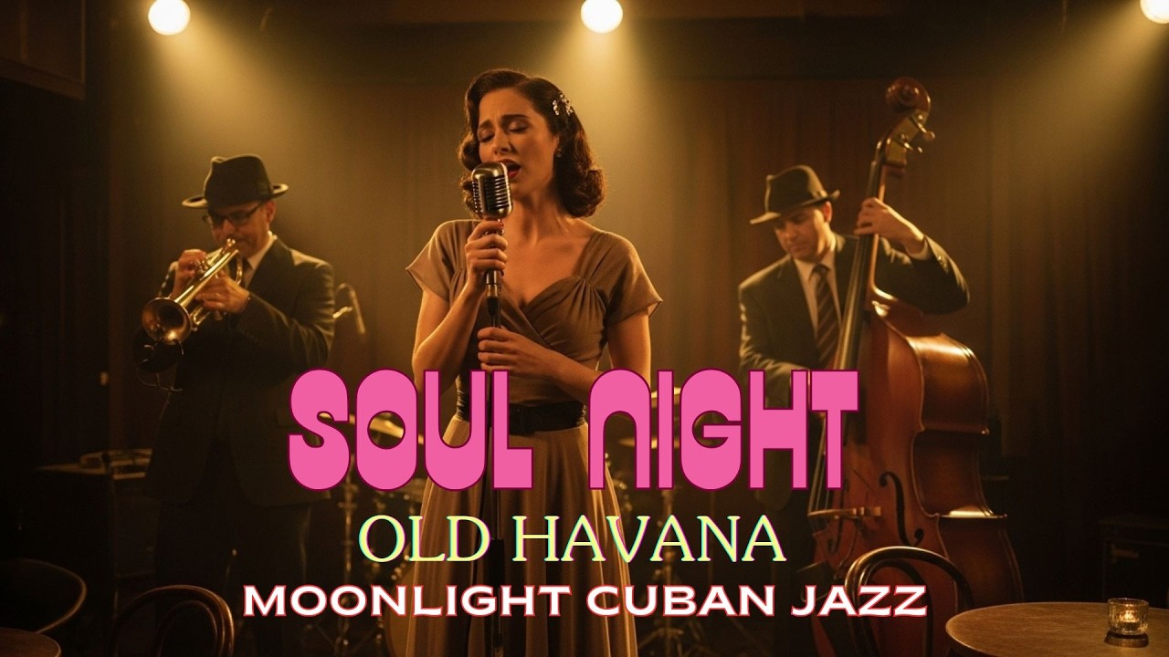 Havana Sunset Café 🌙 Son Cubano & Vintage Latin Jazz | Moonlight Cuban Jazz