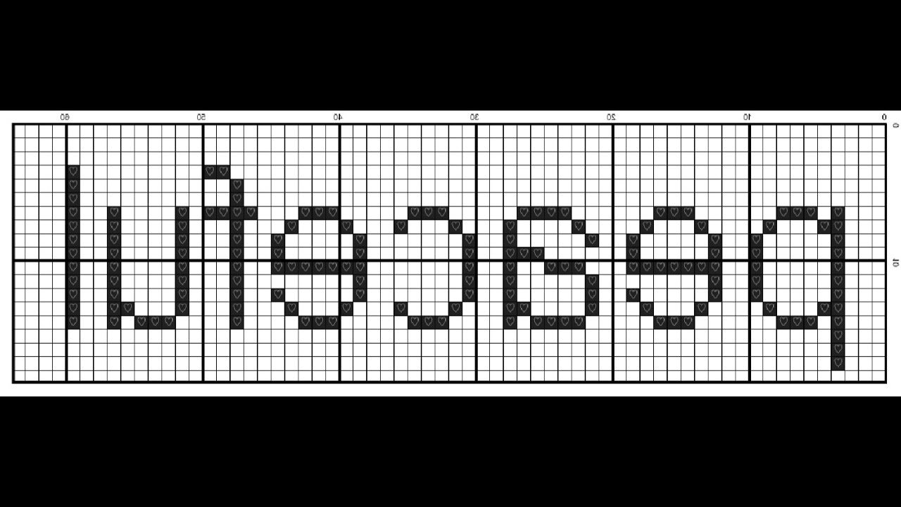 Create a Crochet Pattern for Your Own Words