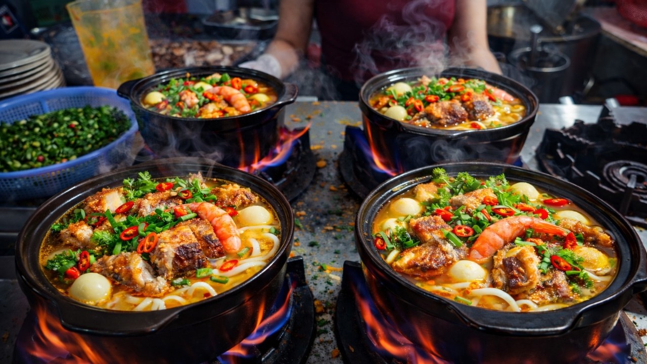 Only $1 Snakehead Fish Noodle Soup in Vietnam! Unbelievably Cheap Street Food