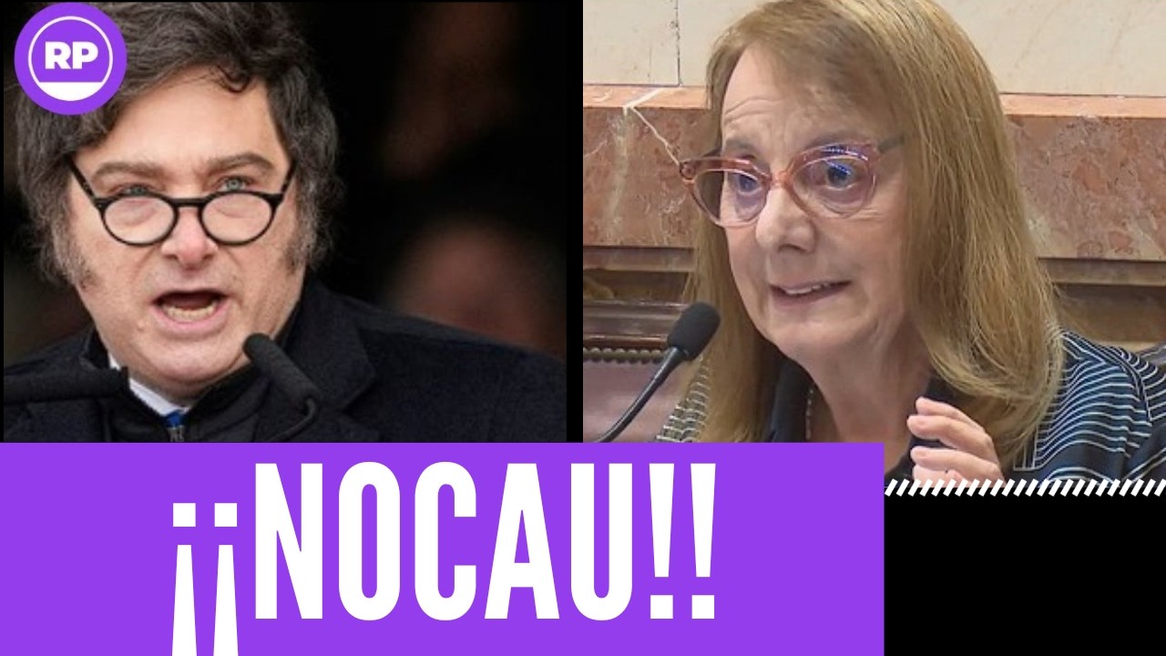 ¡¡SE PICÓ!! ALICIA KIRCHNER LE LLENÓ LA CARA DE DEDOS A MILEI EN EL SENADO
