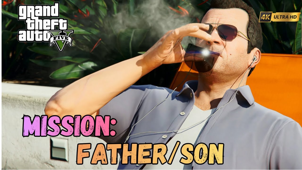 GTA 5 | Отец/Сын | Полное прохождение миссии | Без комментариев