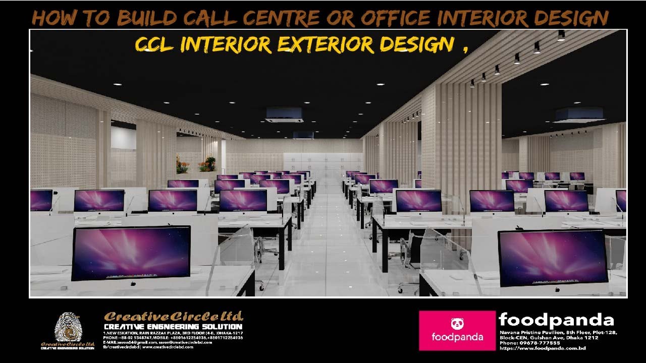 how to build call centre interior design