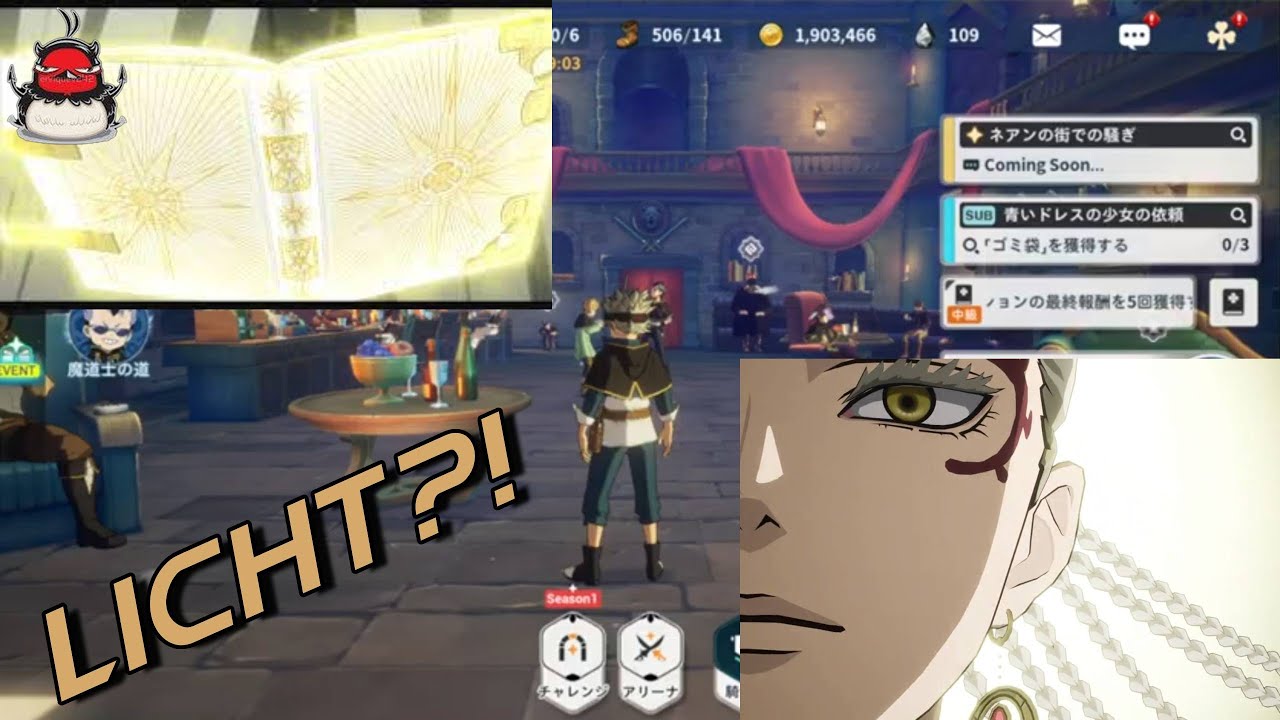 Licht is The First Summon to Come After Black Clover Mobile's Launch?!