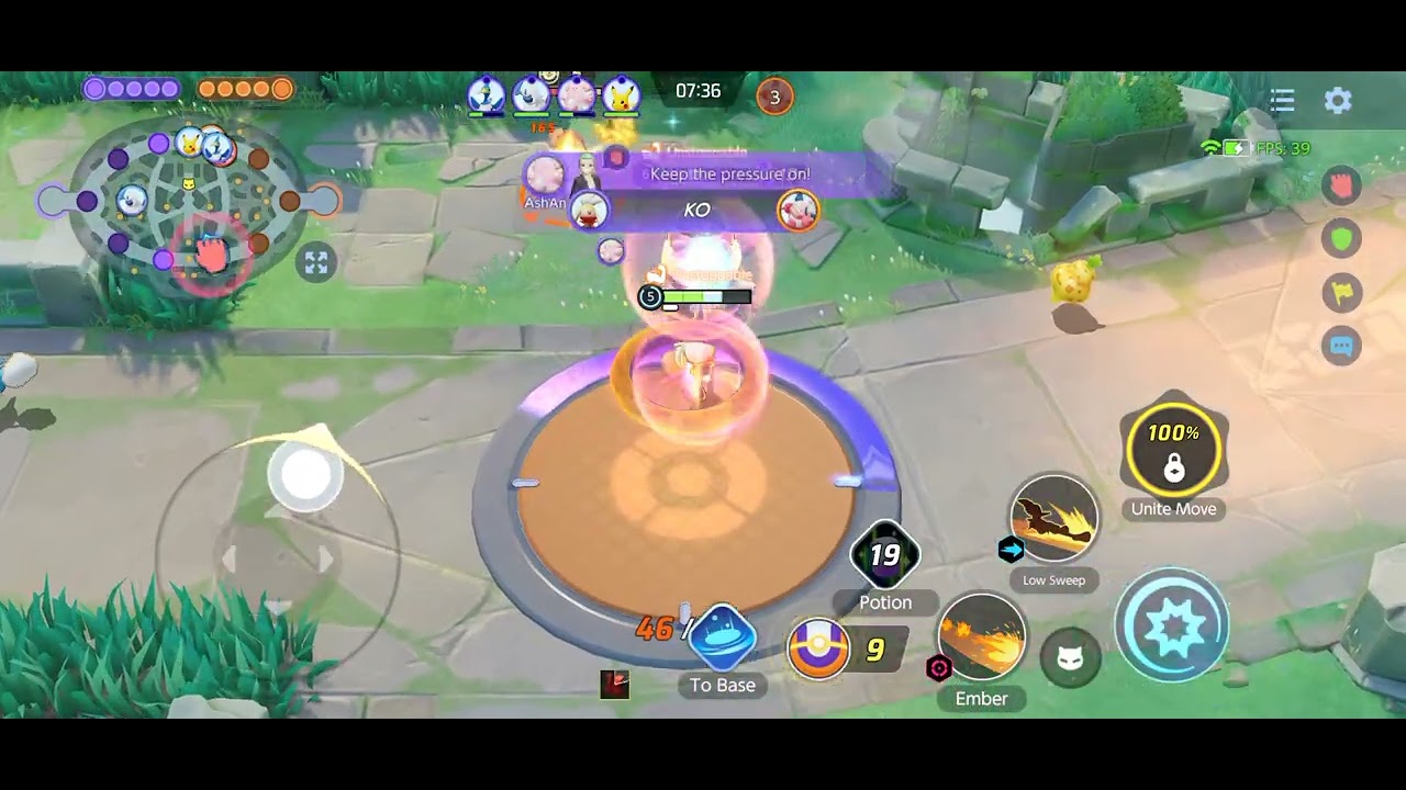 Wow so very easy game in pokemon unite with this pokemon