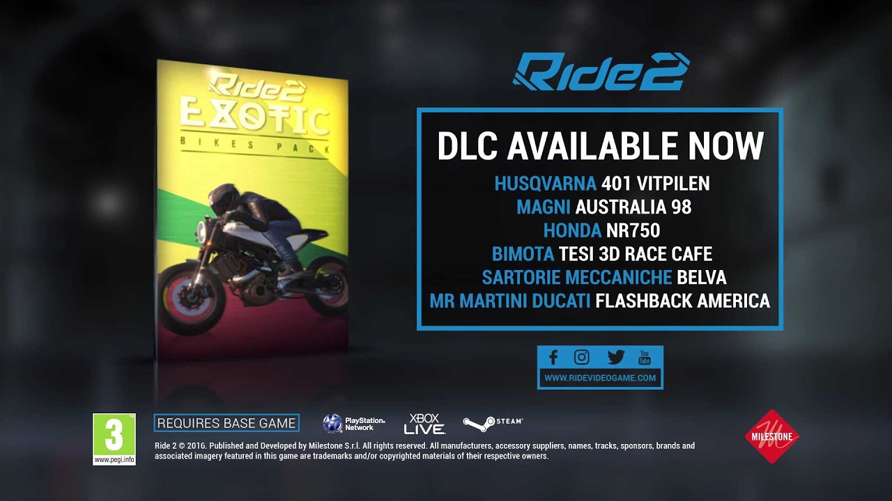 Ride 2 - Exotic Bikes Pack Trailer