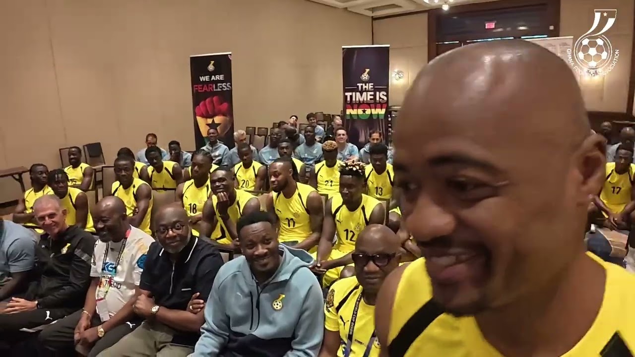 H.E JOHN MAHAMA SPEAKS TO THE BLACK STARS VIA ZOOM AS WE FACE PANAMA TODAY