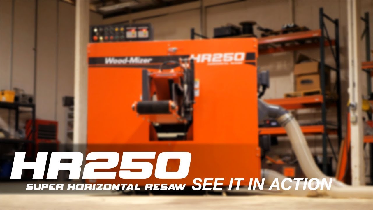 HR250 Horizontal Resaw in Action | Wood-Mizer