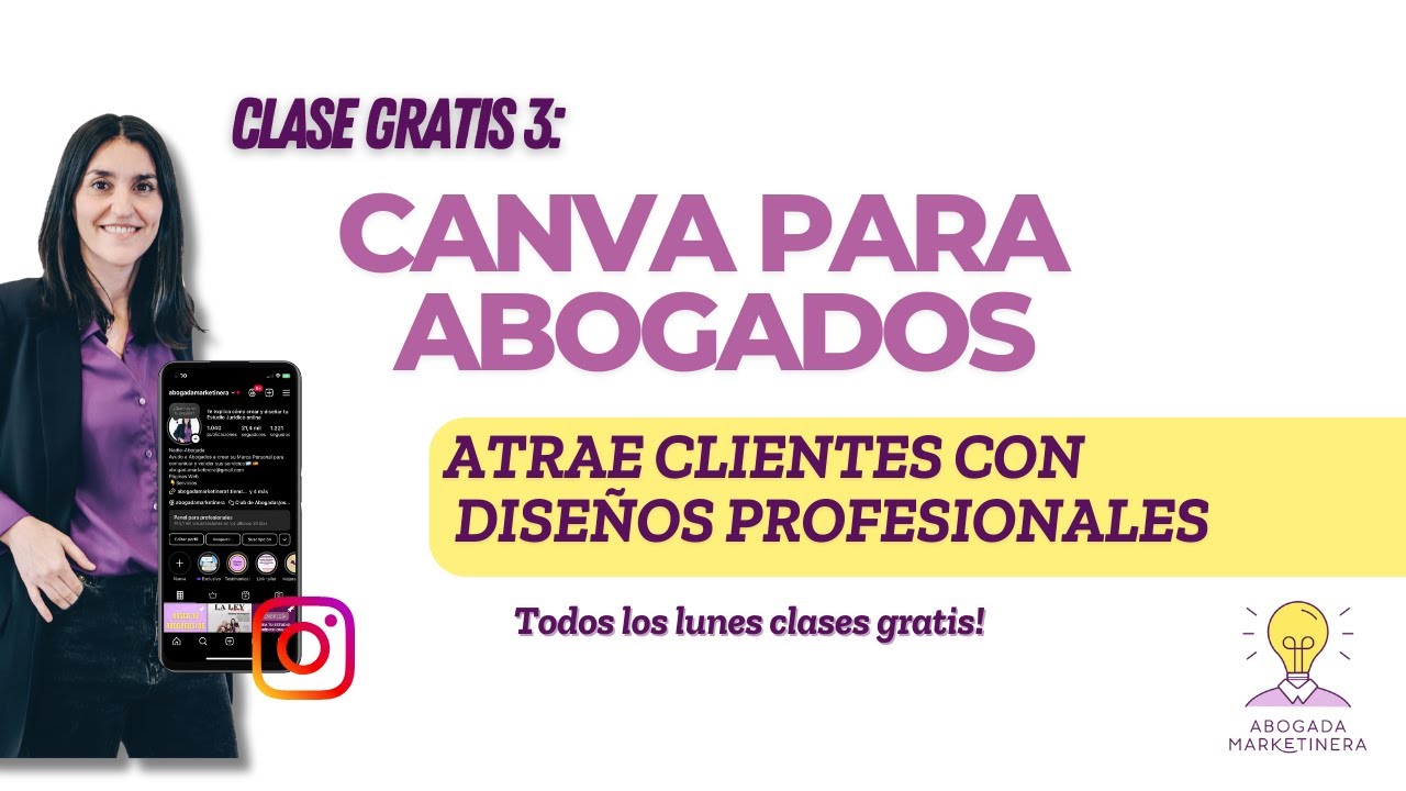 ABOGADOS en Redes Sociales: Aprende a usar Canva para tener presencia digital y captar clientes!