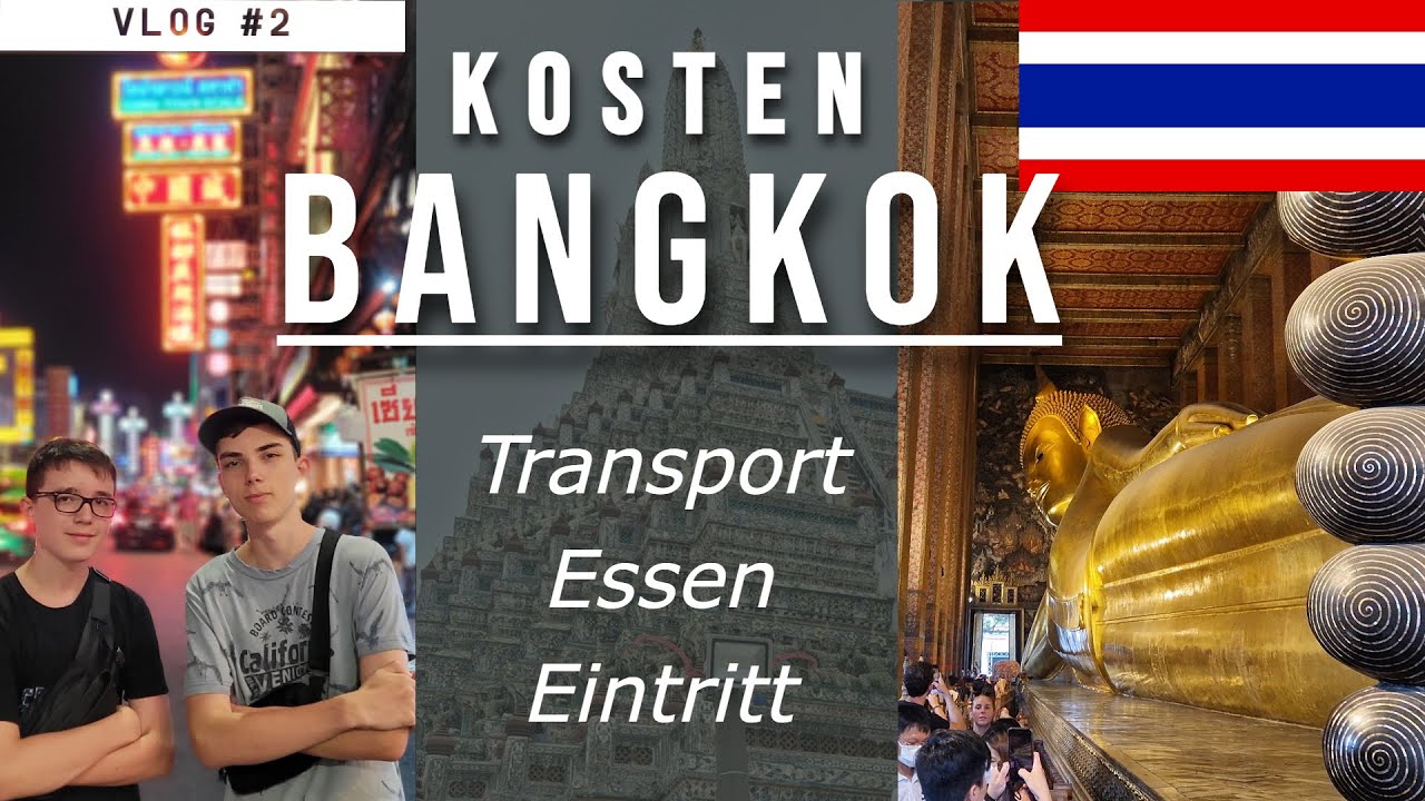 💰 KOSTEN Thailand | Was kostet ein Tag in Bangkok? | ChinaTown | TukTuk Streetfood | Preise?  VLOG 2