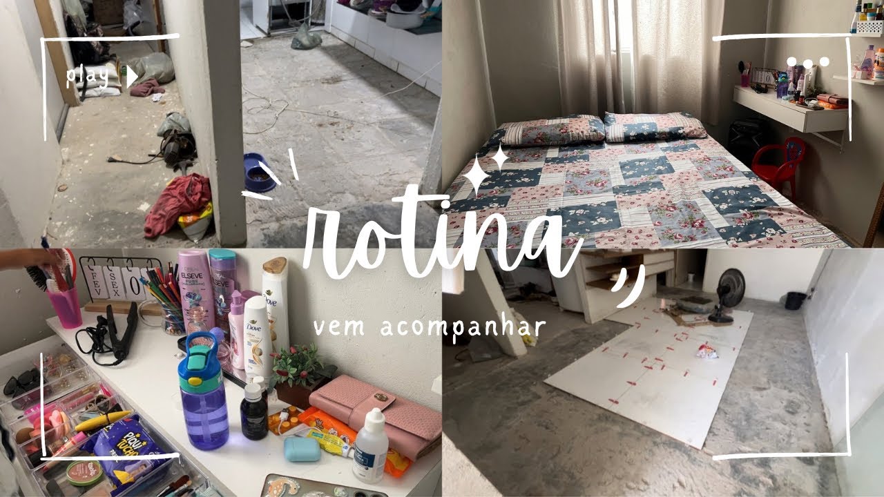 ORGANIZAÇÃO NO QUARTO / COLOCOU CERÂMICA NA CASA 🏡 
