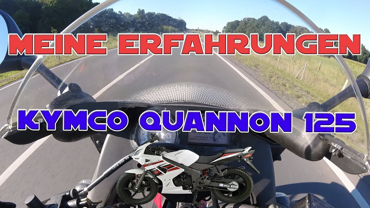 Meine Erfahrungen KYMCO QUANNON 125 || Finused Motovlog || MotoMünster