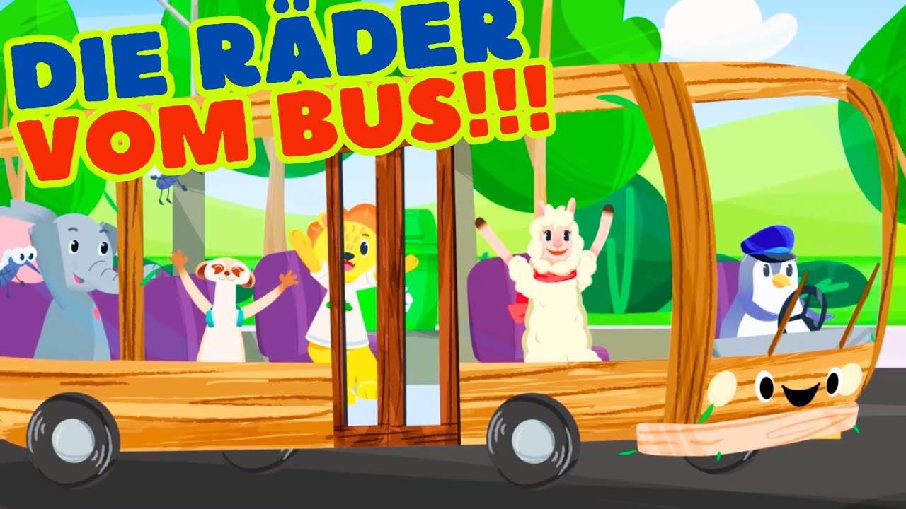 🎶 Die Räder vom Bus 🚍 Kinderlieder zum Mitsingen und Bewegen 🎤 Klassische Kinderlieder auf deutsch