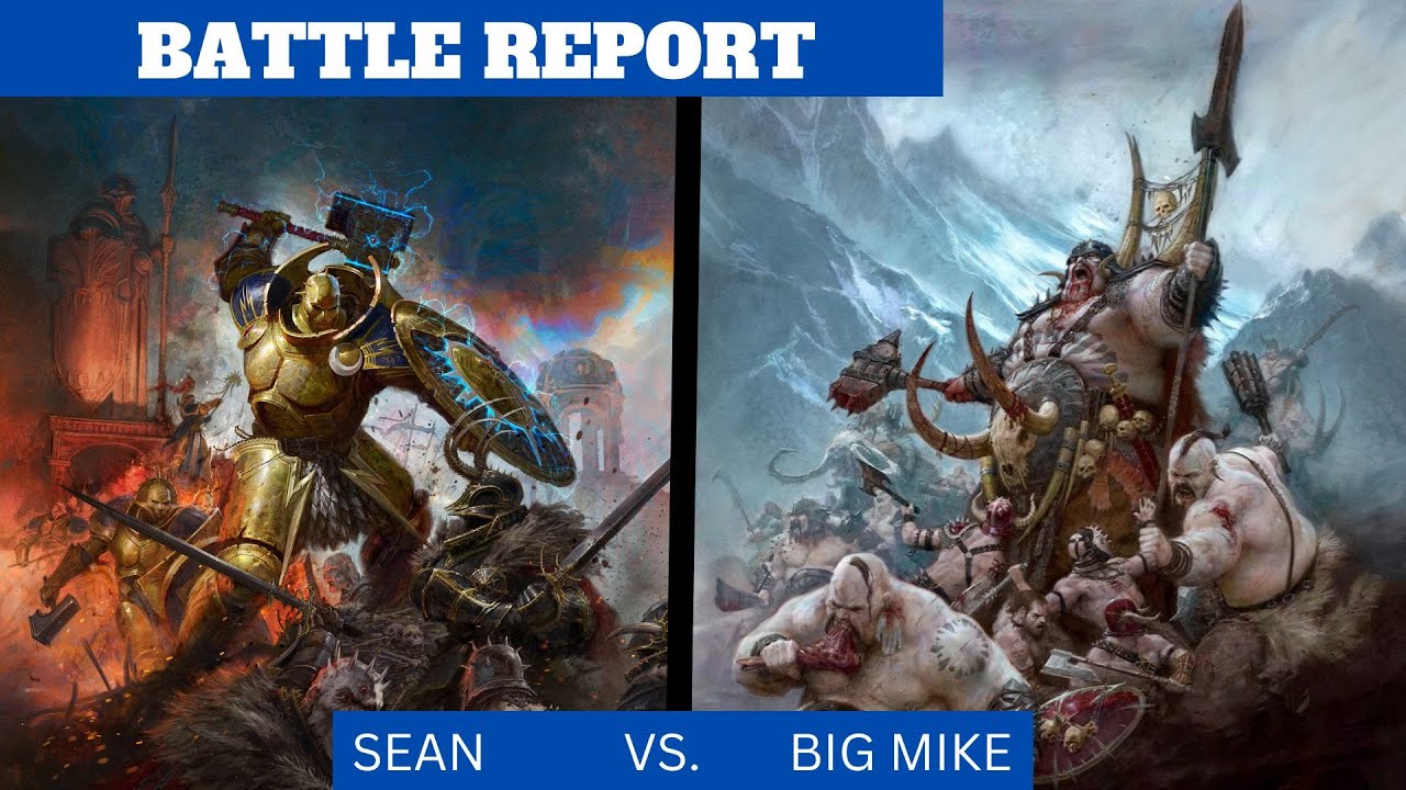 NEW GHB! Stormcast Eternals v Ogor Mawtribes