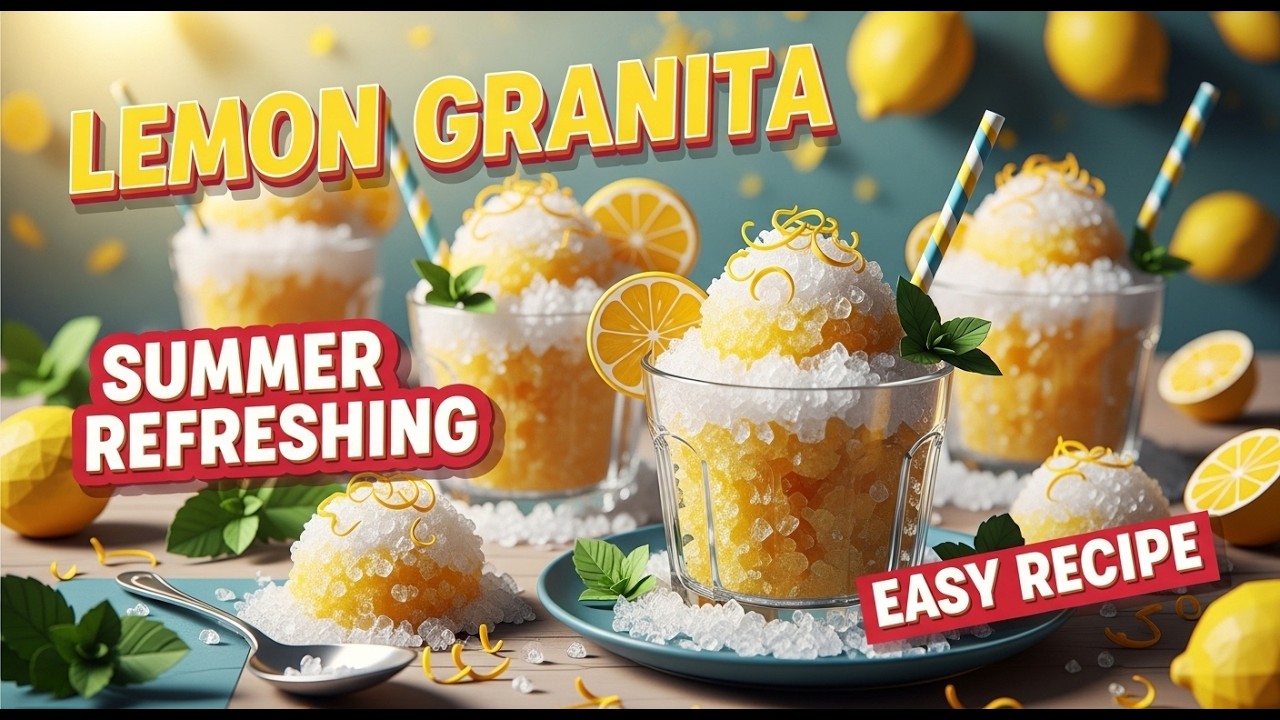 Frozen Silk: Lemon Granita (Granita al Limone) Recipe – Classic Palermo Summer Refreshment