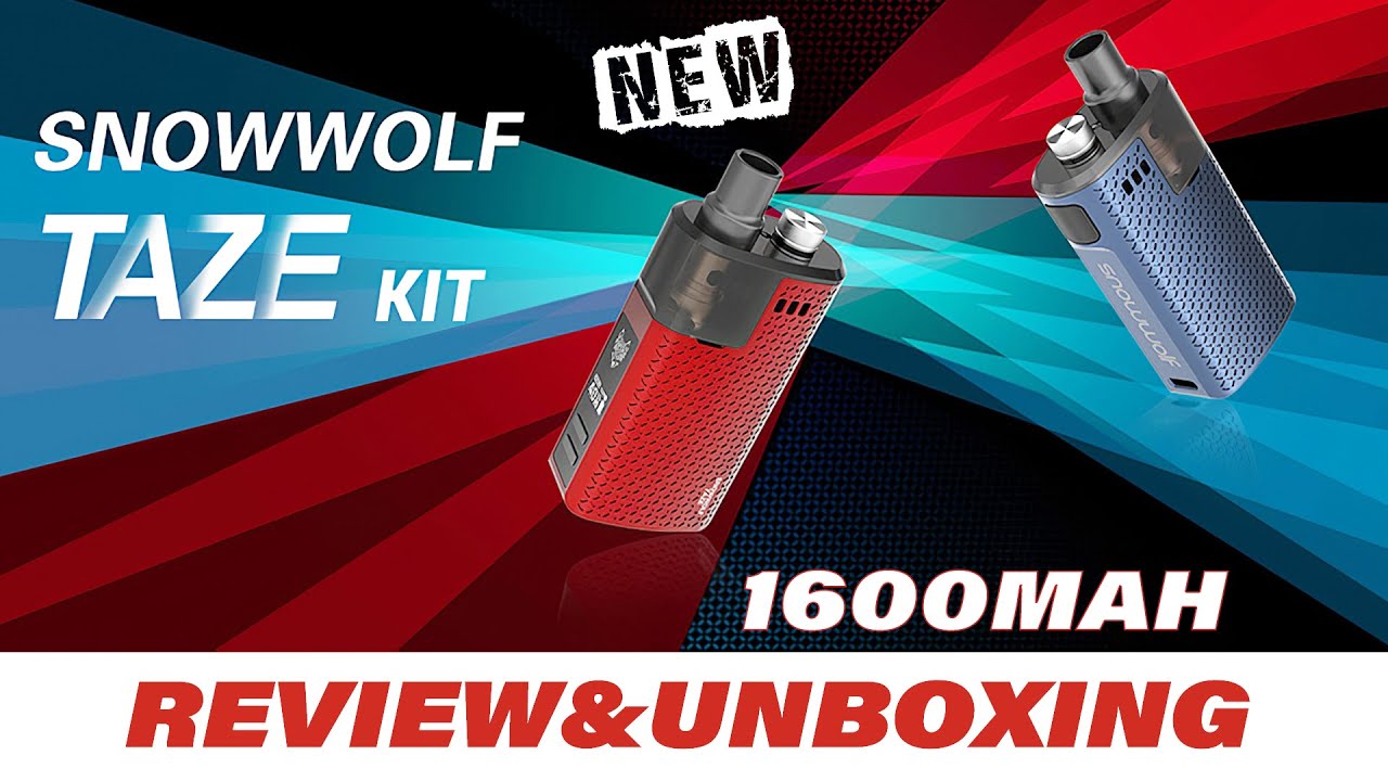 REVIEW & UNBOXING TAZE KIT AIO POD BY SNOWWOLF