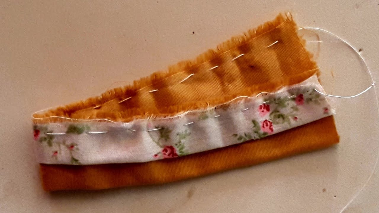 Flor de Fuxico, de tecido, fácil e prática by Sandra Monteiro