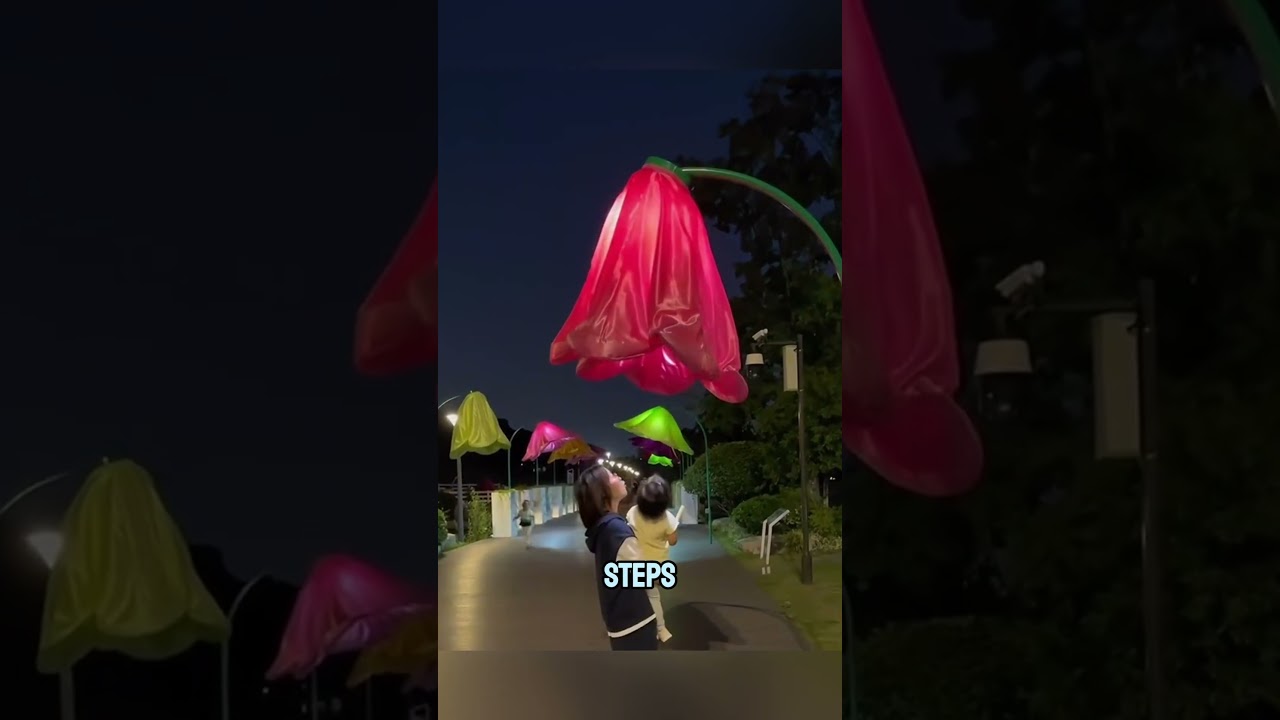 Explicaci&oacute;n de las incre&iacute;bles farolas con flores de China 🌼