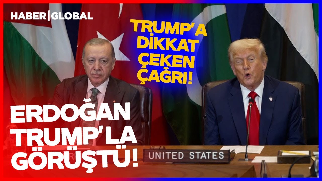 Erdoğan Trump'la Görüştü! İşte İki Liderin Görüştüğü Konular...