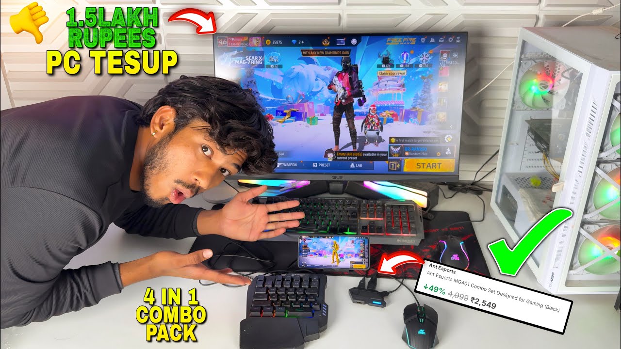 Now there is no need for a PC! ❌ Turn your mobile into a gaming PC for just ₹2,549! (Unboxing & F...