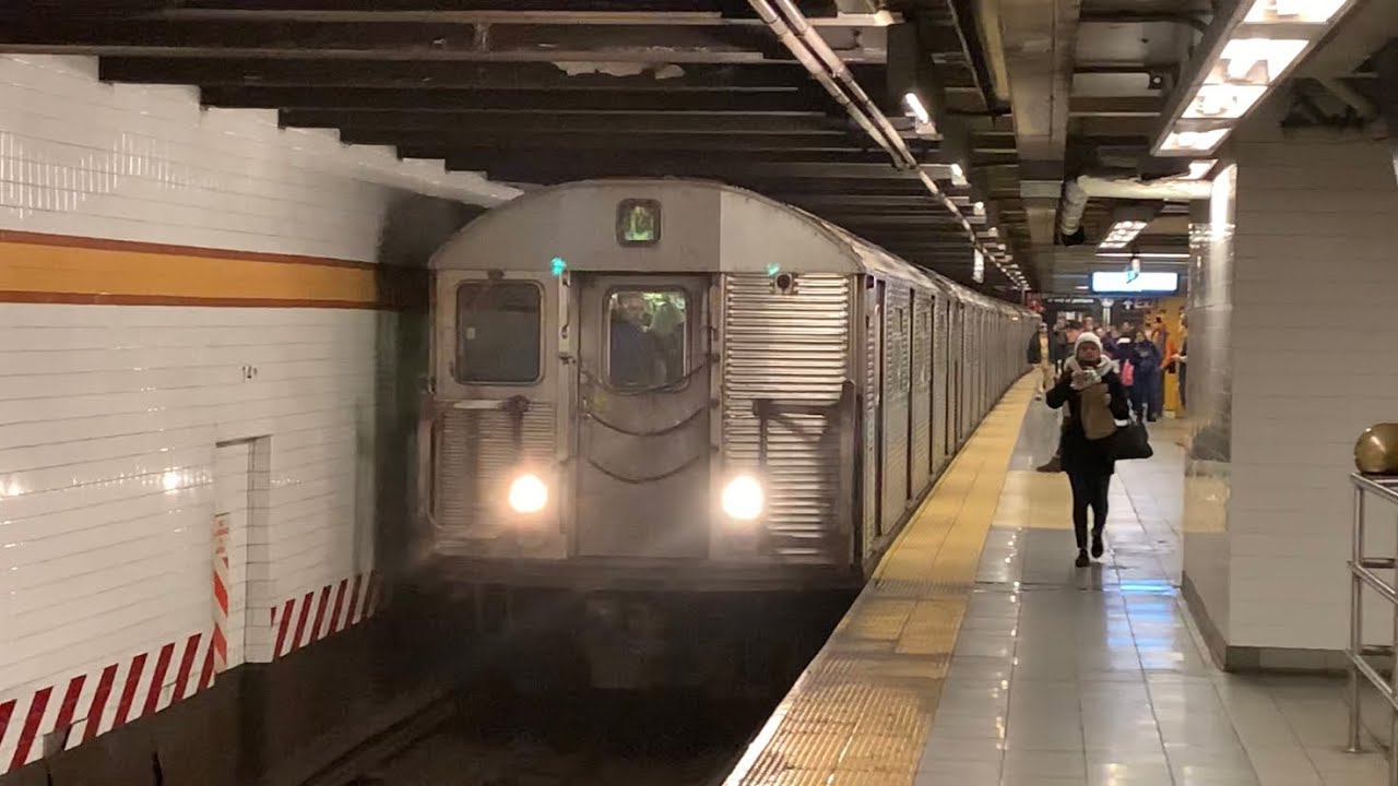 NYCT IND 8th Ave Line: R32, R46, & R160 (A) (C) (E) trains @ 14 Street
