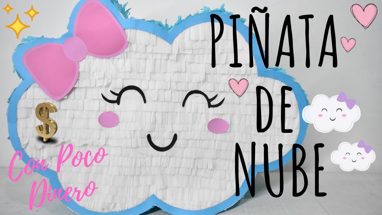 COMO HACER UNA PIÑATA MUY FÁCIL-TEMÁTICA LLUVIA DE AMOR-🤗 Karol