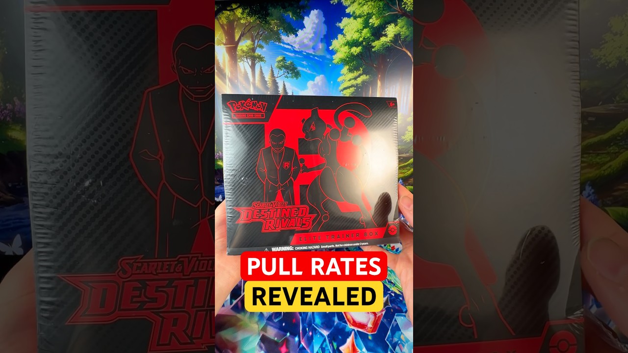 REVEALING Pok&eacute;mon Pull Rates from Destined Rivals! 🔥 Are These Odds Worth It?! #pokemontcg