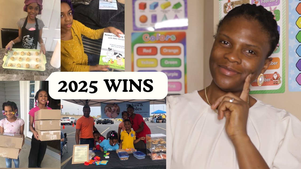 Homeschool Wins 2025| Kids Business, Creativity and God's Grace