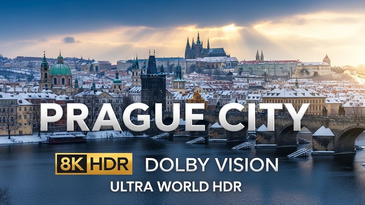 Prague 4K | Relaxing City Atmosphere for Caf&eacute;s & Clinics