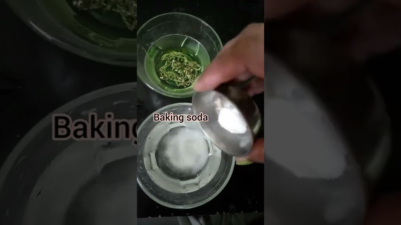 How to clean Silver Jewelry at home | Silver Cleaning#shorts #youtubeshorts