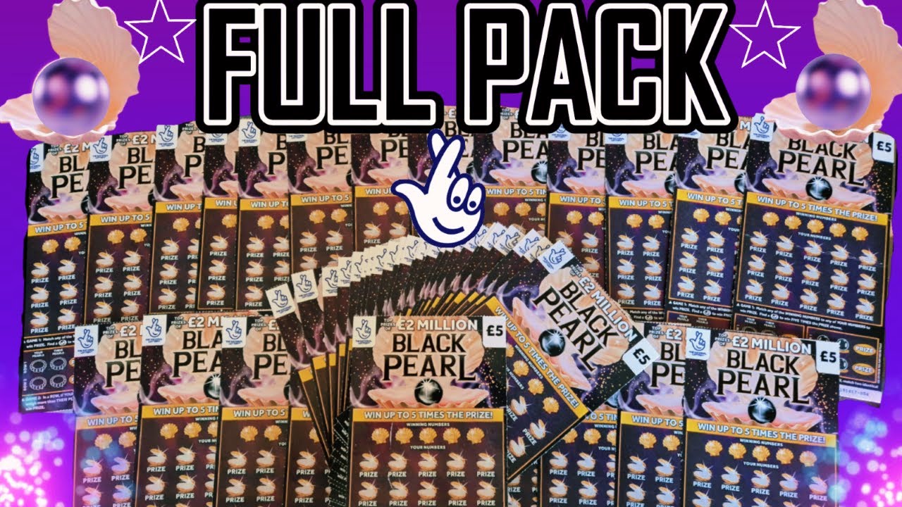 FULL PACK BLACK PEARL (ROUND 1)  £300 SCRATCH CARD FULL PACK