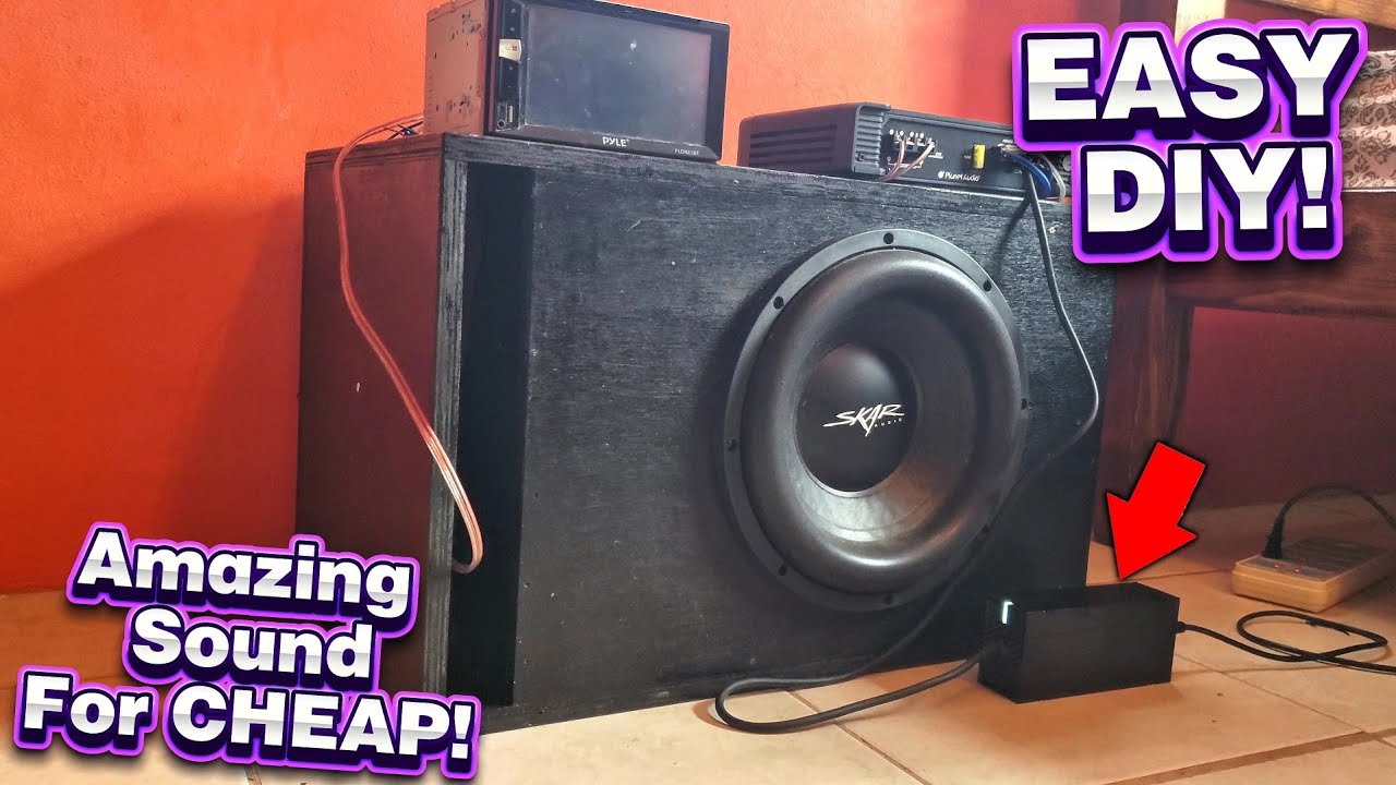 Easy Diy Car Sub/Amp In your House | Using Xbox 360/One Brick