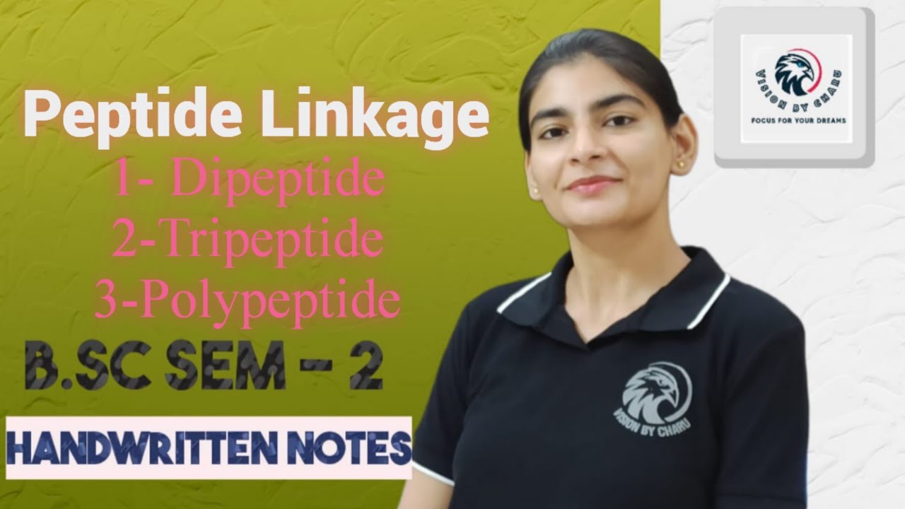 B.Sc Sem-2|Peptide Linkage/Peptide Bond in Proteins,Dipeptide,Tripeptide, Polypeptide,visionbycharu