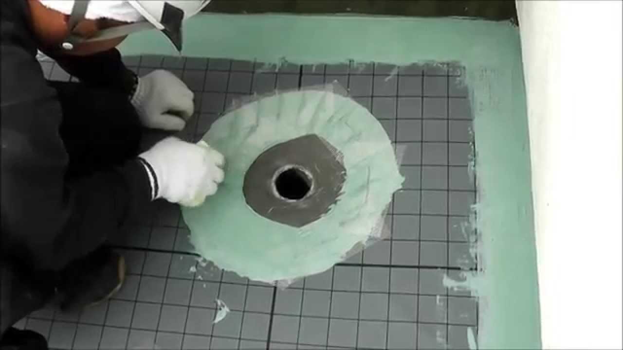 屋上防水　ウレタン塗膜防水X-1工法　その1