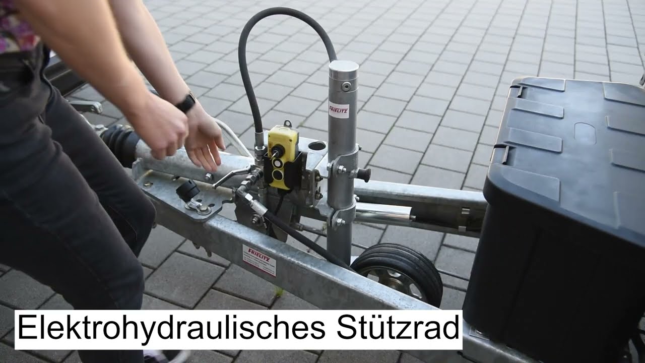 Elektrohydraulisches Stützrad - praktisch und komfortabel