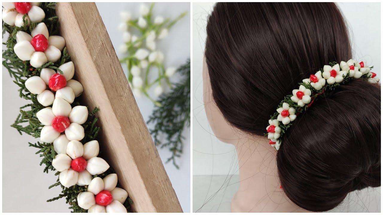 How to tie Jasmine bridal veni