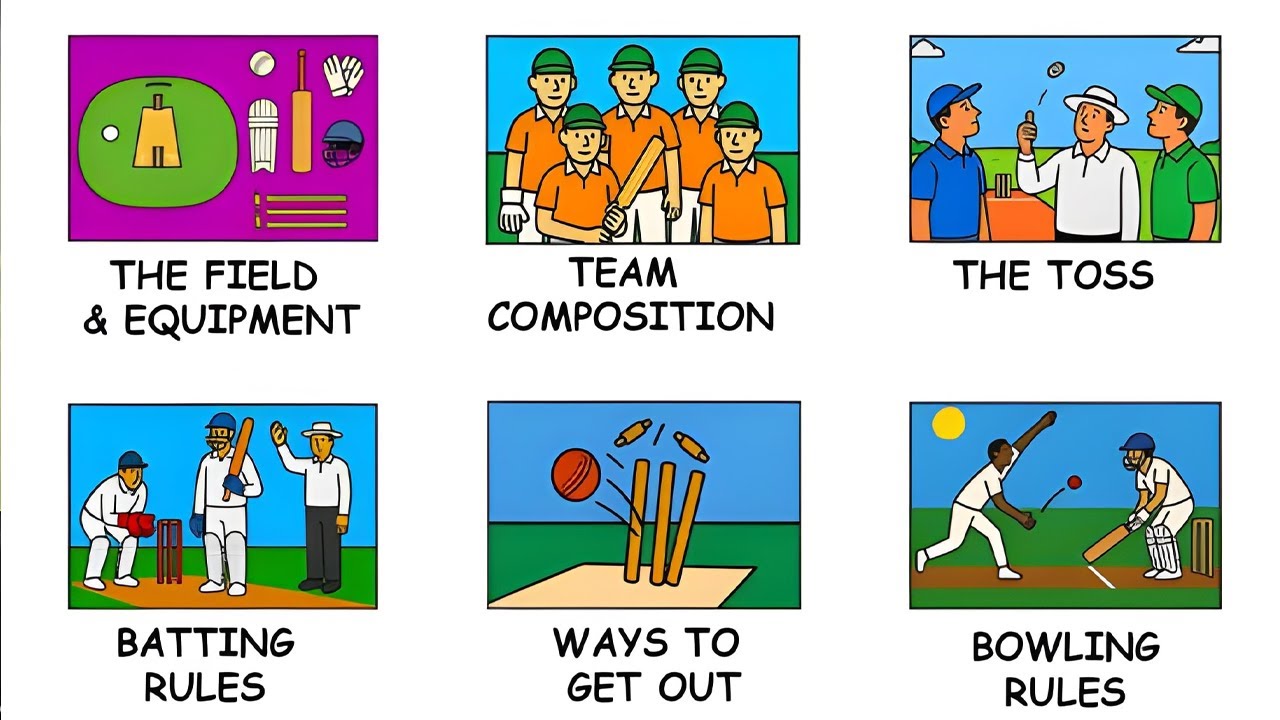 Every Cricket Rule EXPLAINED In 14 Minutes