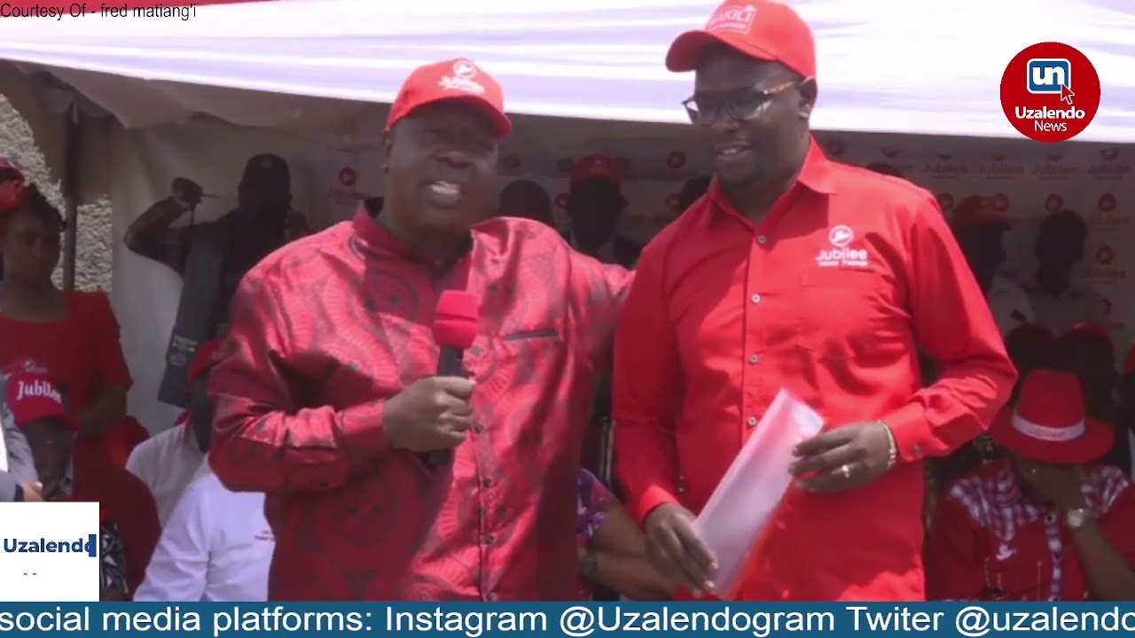 “Hatuna Shida Na Mtu Yeyote! We Are Very Serious People Hatujapotea!” — Matiang'i's speech in Nakuru