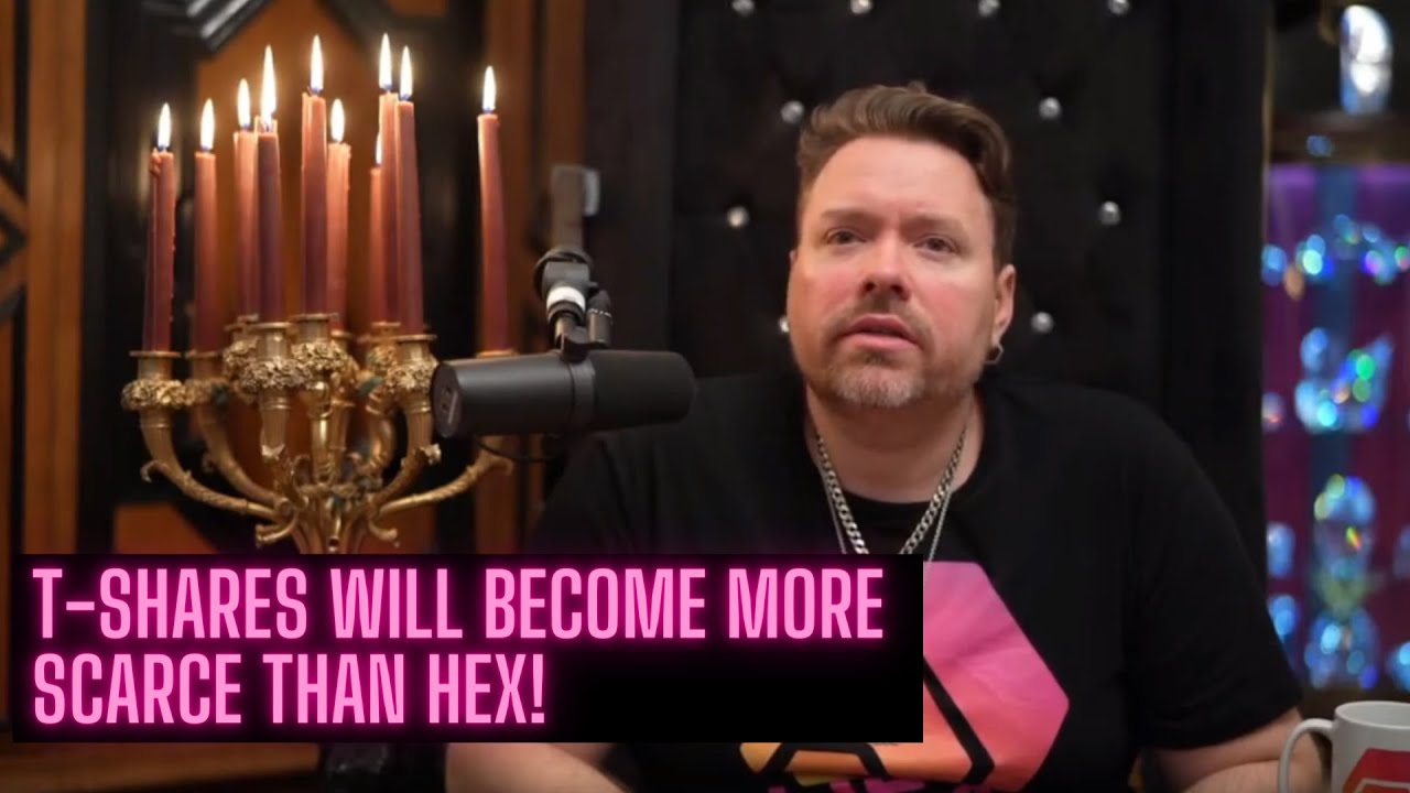 T-shares are deflationary and will become more scarce than HEX crypto! (Richard Heart)