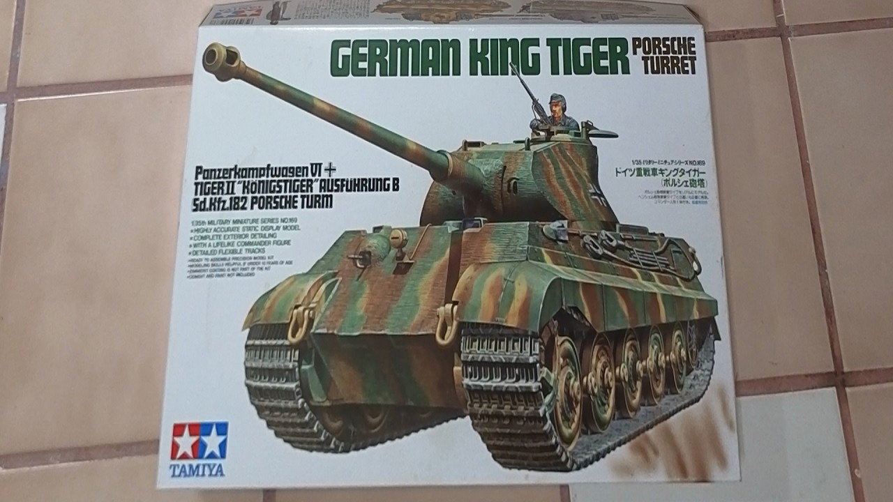 Tamiya 1/35 scale King Tiger Porsche Turret The Most Powerful Tank of WWII Build & Review