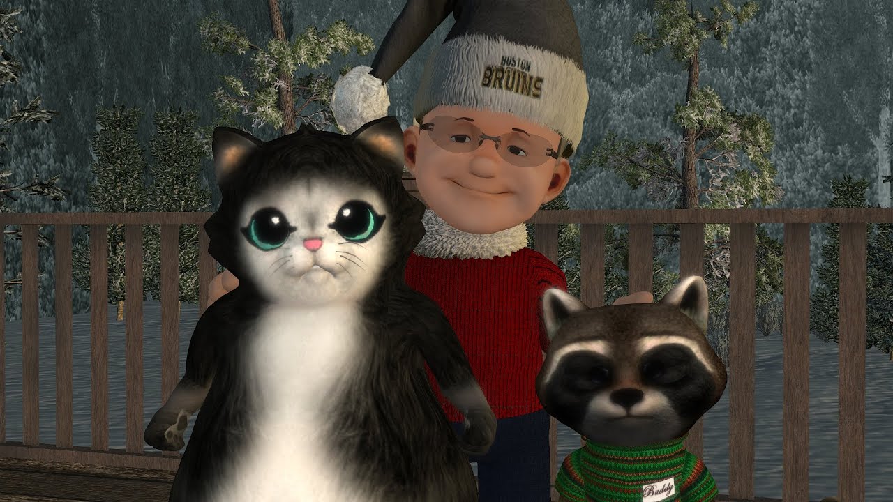 A FURRY CHRISTMAS - A Little Thank You to Our Much Loved Raccoon Whisperer James Blackwood!