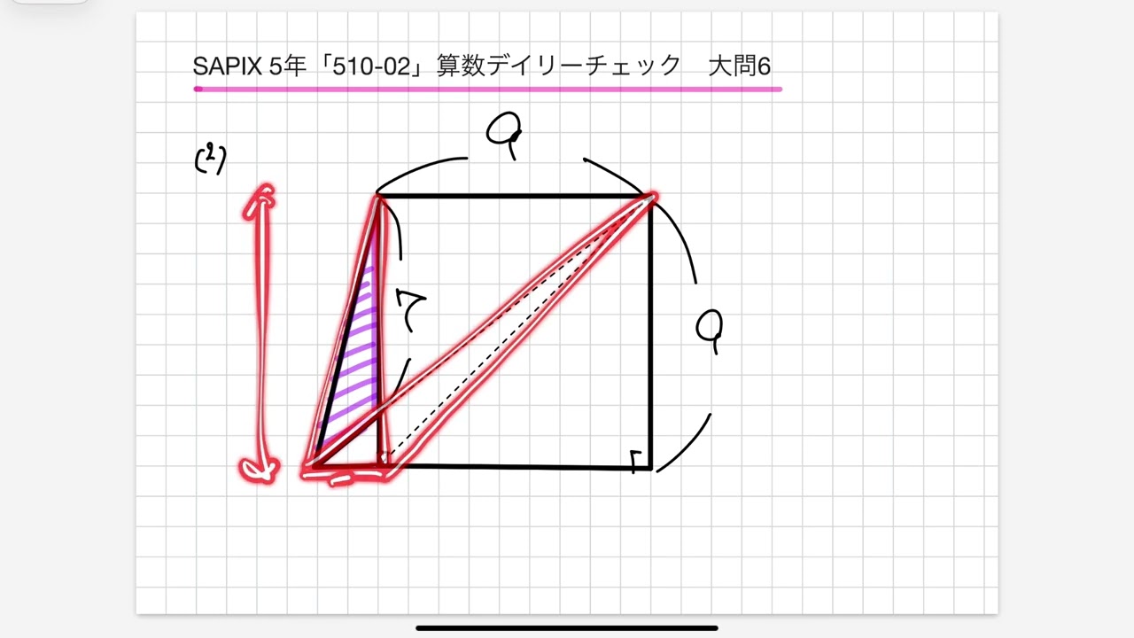 SAPIX 5年510-02「デイリーチェック」大問6