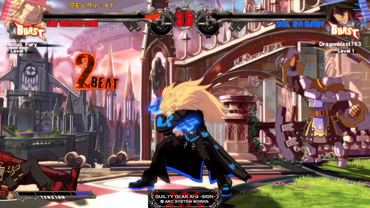 Guilty Gear Xrd -SIGN- Leo vs Sol