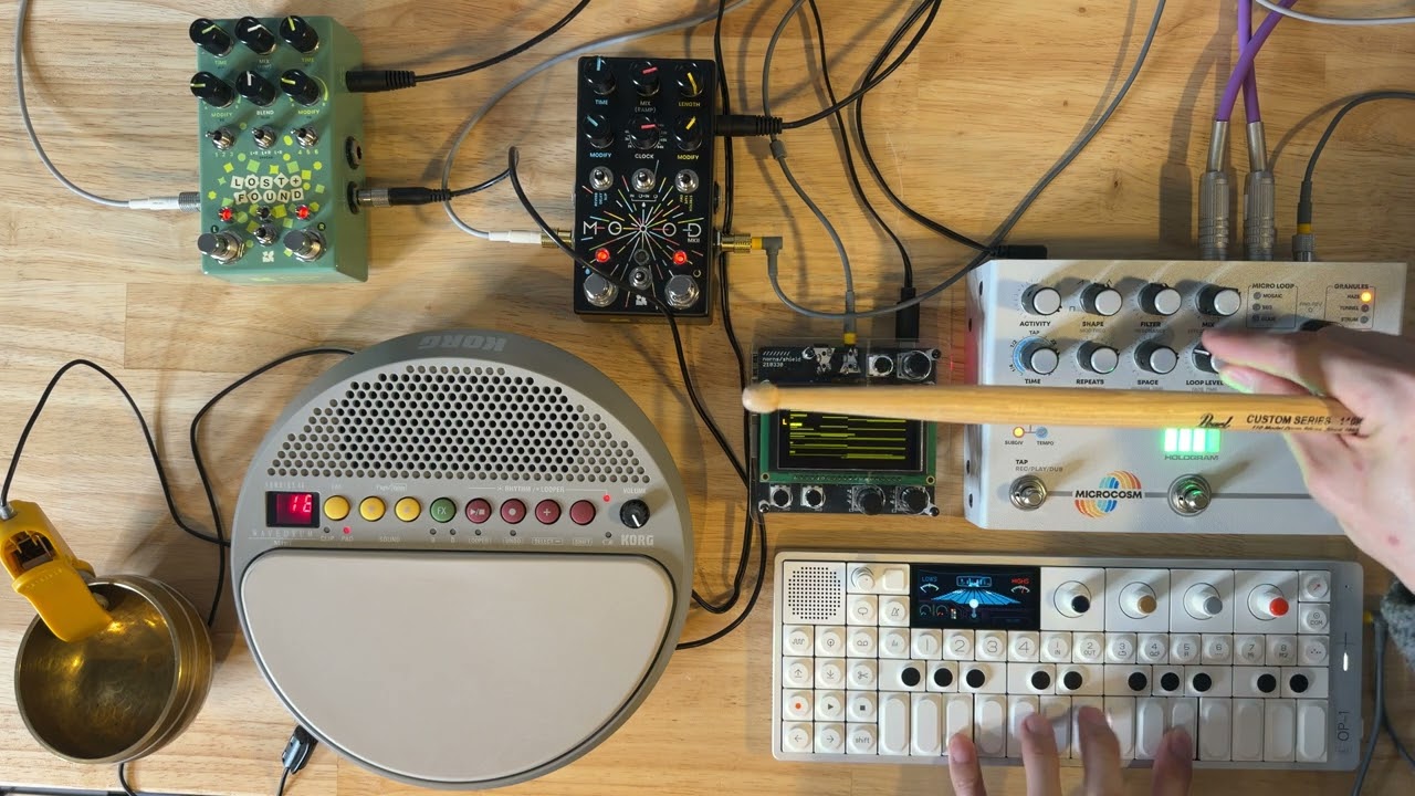 Granular Synth and Delayed Drum Electronica | Wave Drops 2026-02-26 by atnr