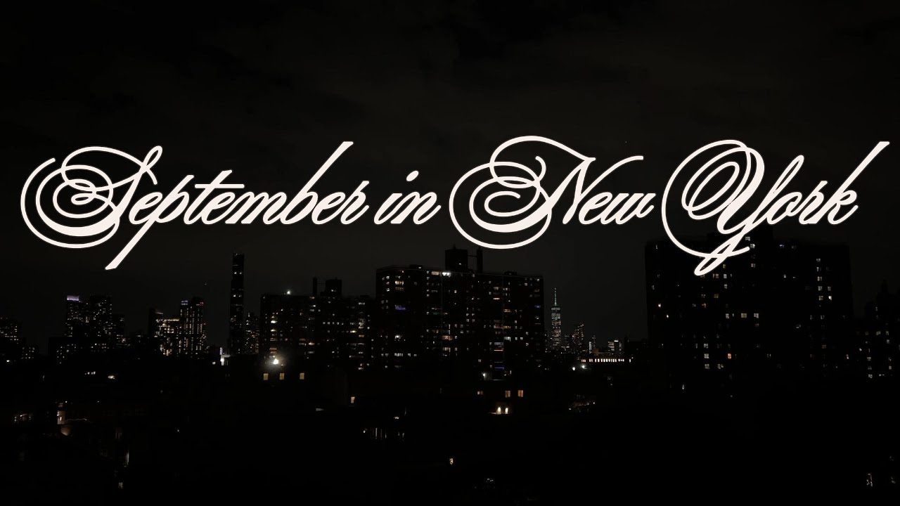 september in new york (travel vlog) 🍸