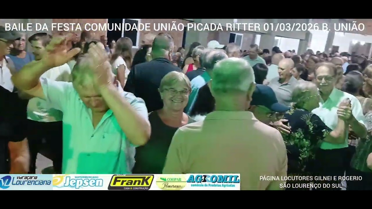 Baile da festa da Comunidade União de picada ritter 