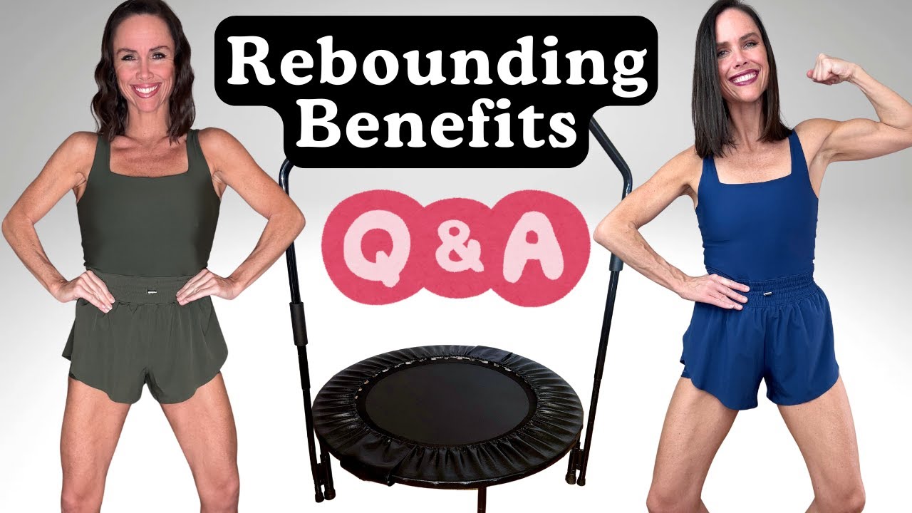 Rebounding Benefits & FAQs: Pain Relief, Weight Loss, How to Start Safely 🏆👯‍♀️ Beginner Tips