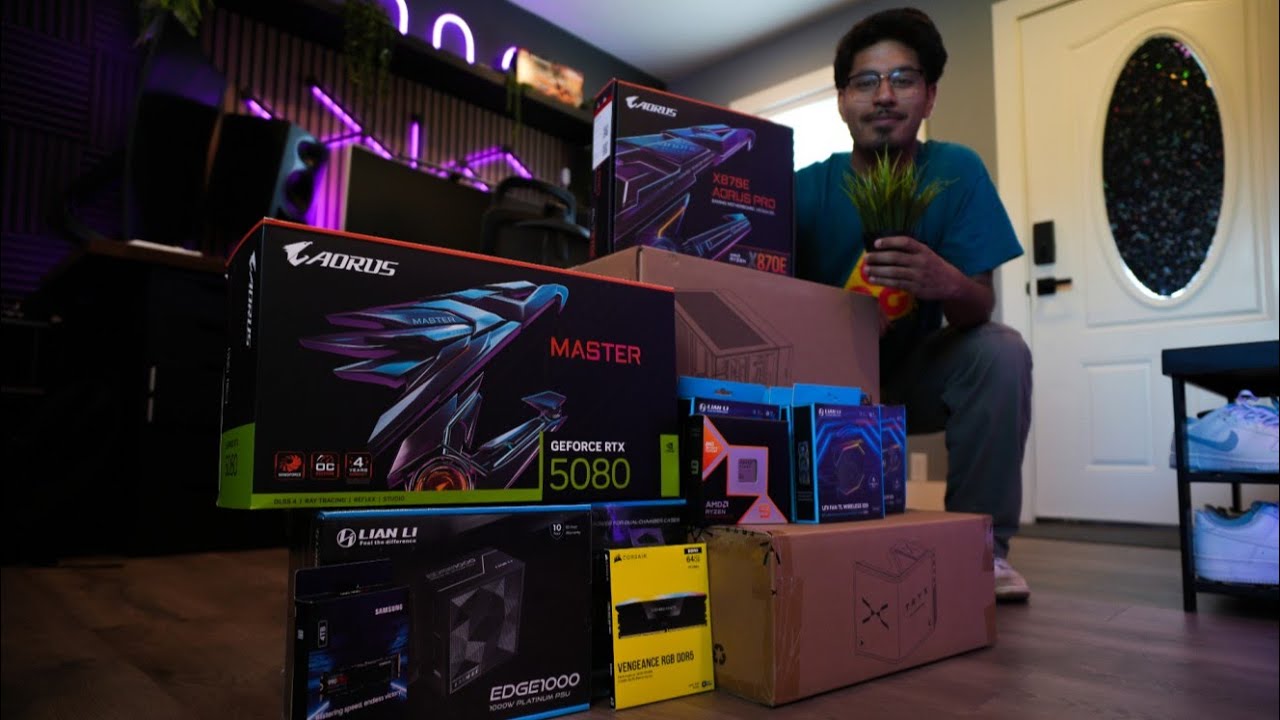 Собираю свой идеальный ПК | AMD Ryzen 9 9950X3D и Aorus Master RTX 5080