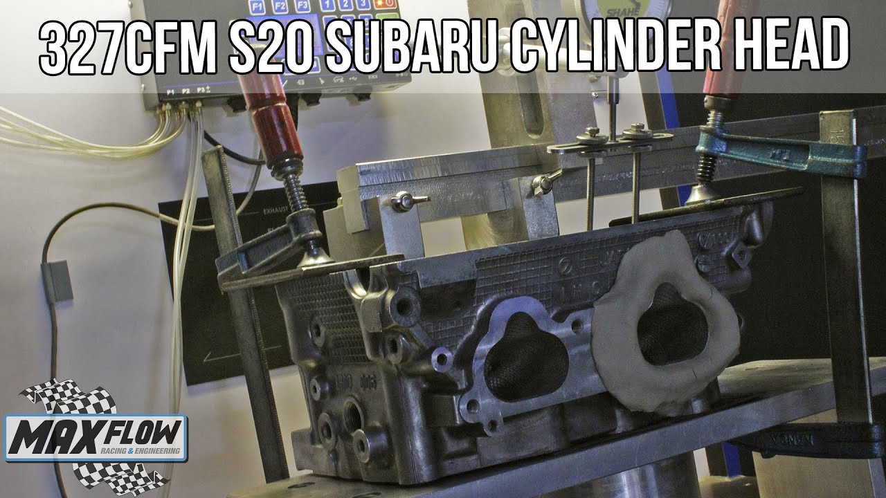 Subaru S20 V2 327CFM CNC Porting - FlowBench - MaxFlow Racing&Engineering