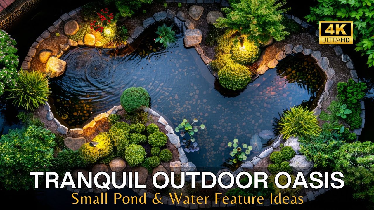Transform Your Backyard Retreats: A Rustic Outdoor Zen Oasis with Pond & Water Feature Ideas
